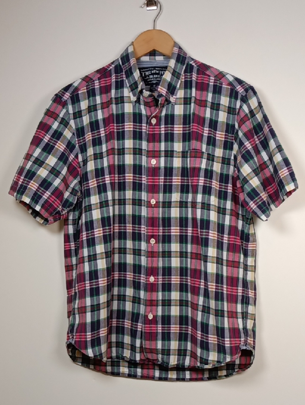 The New Ivy Indian Madras Short Sleeve Buttonfront